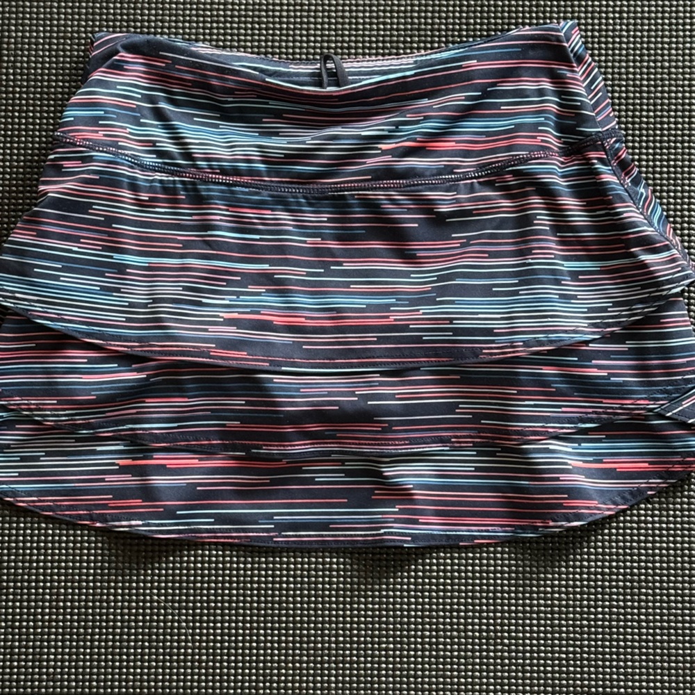 Athleta Multicolor Striped Skirt